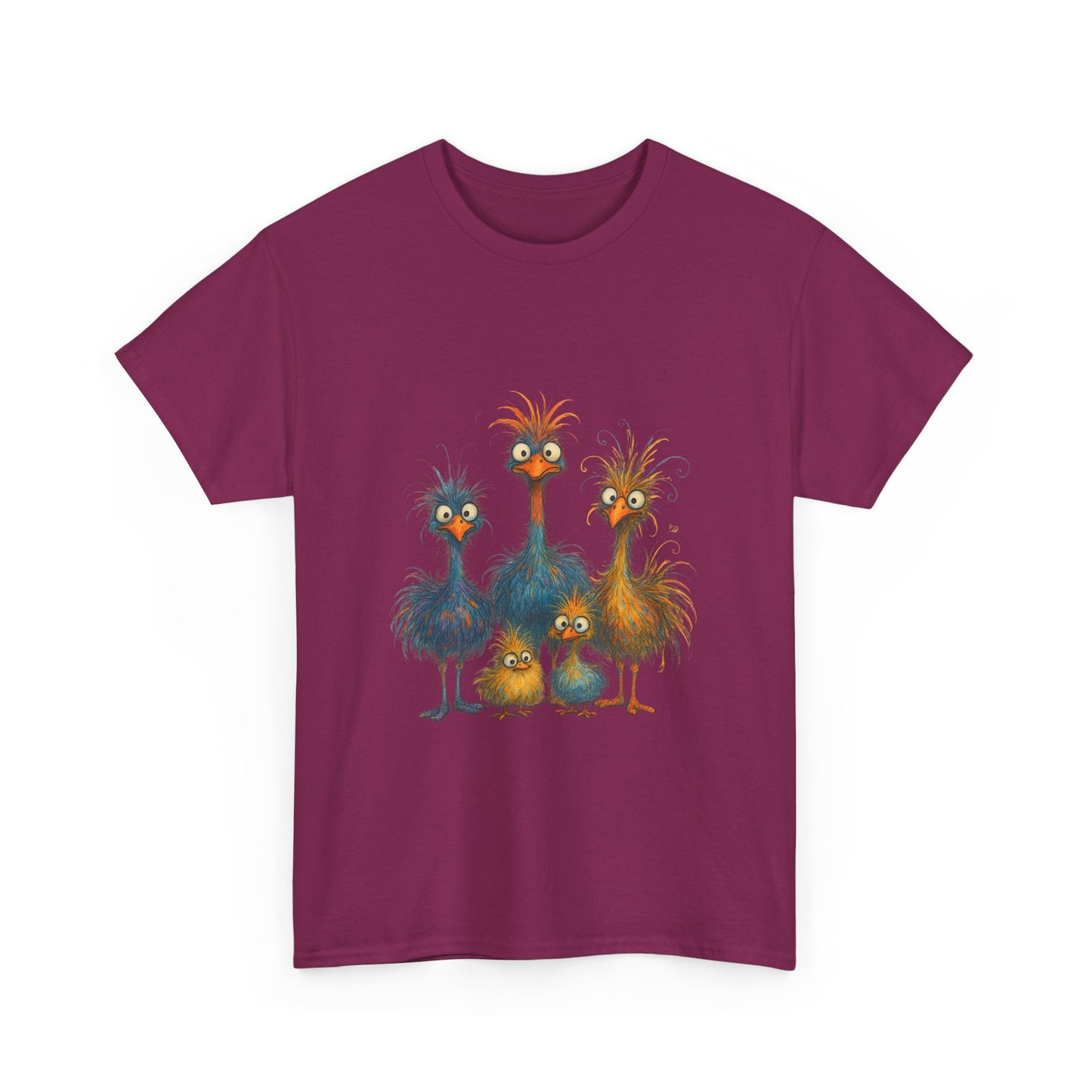 40 Adult Whimsical Family of Birds
