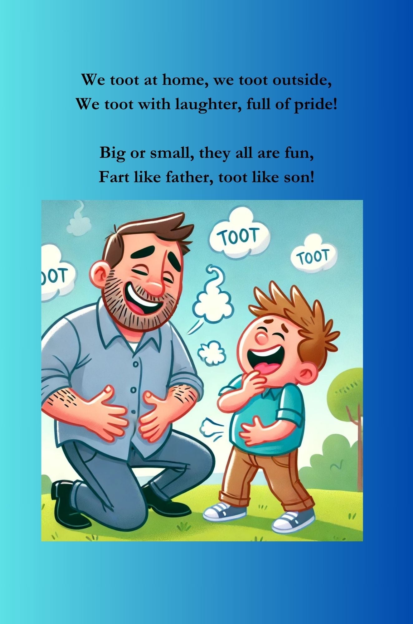 17.2 Fart Like Father, Toot Like Son!   Order on Amazon if you have Prime