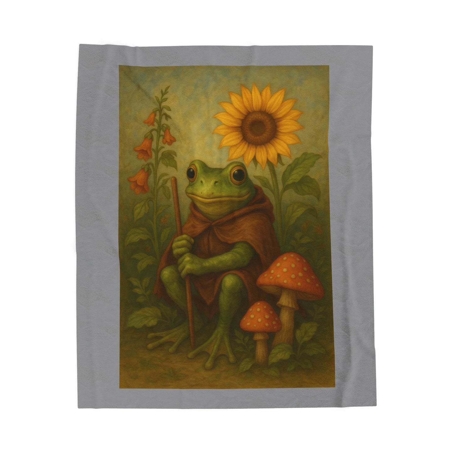 17 Cozy Frog & Sunflower