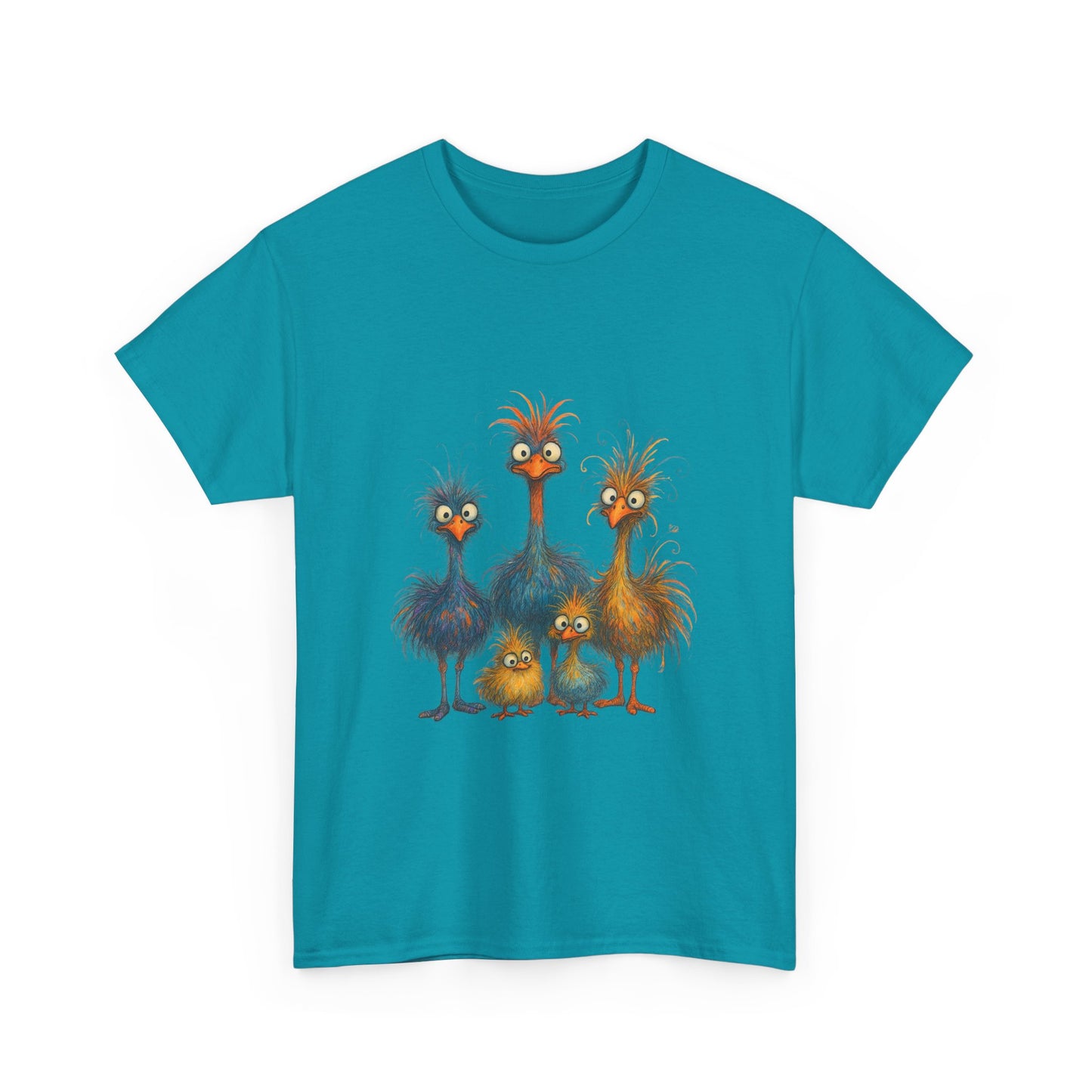 40 Adult Whimsical Family of Birds
