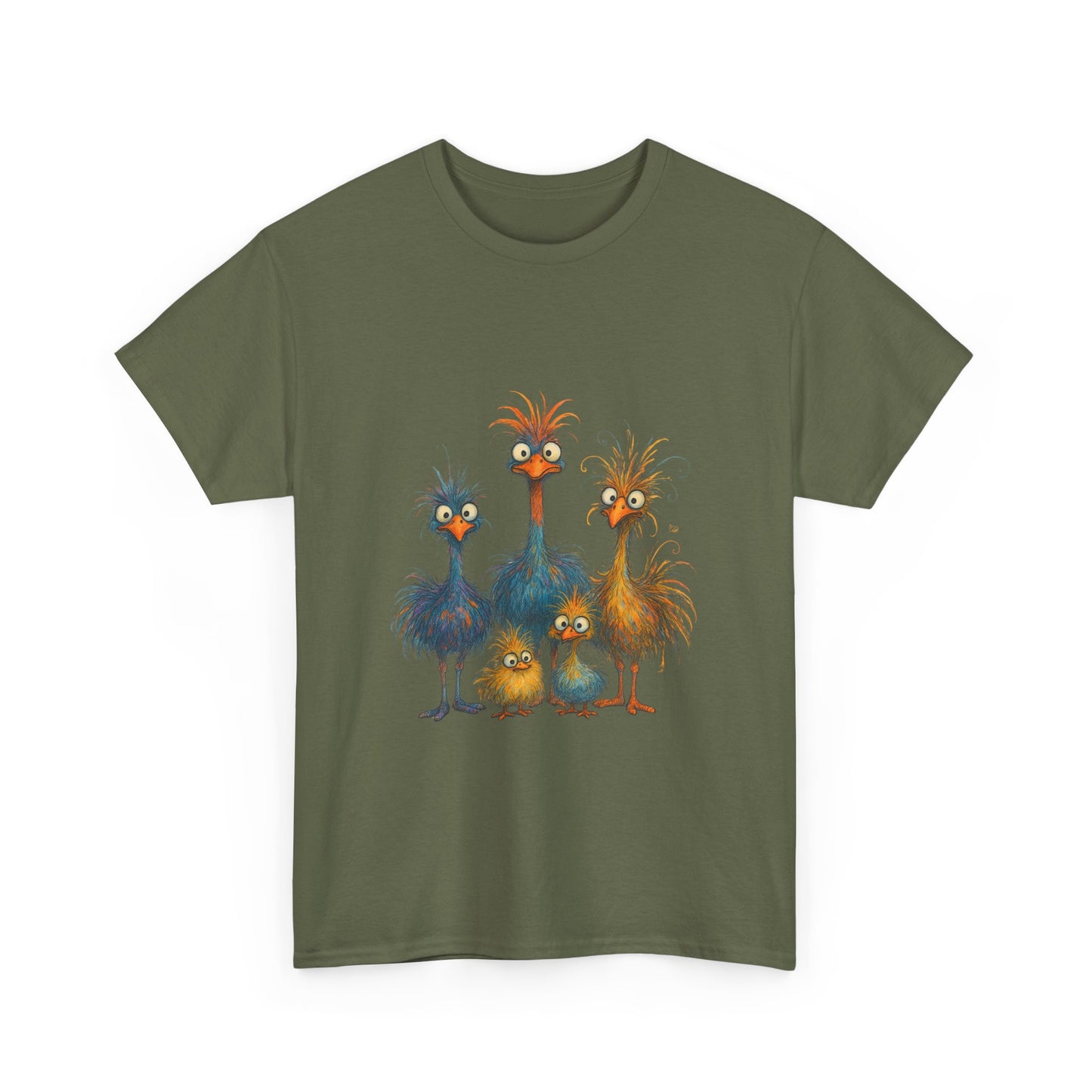 40 Adult Whimsical Family of Birds