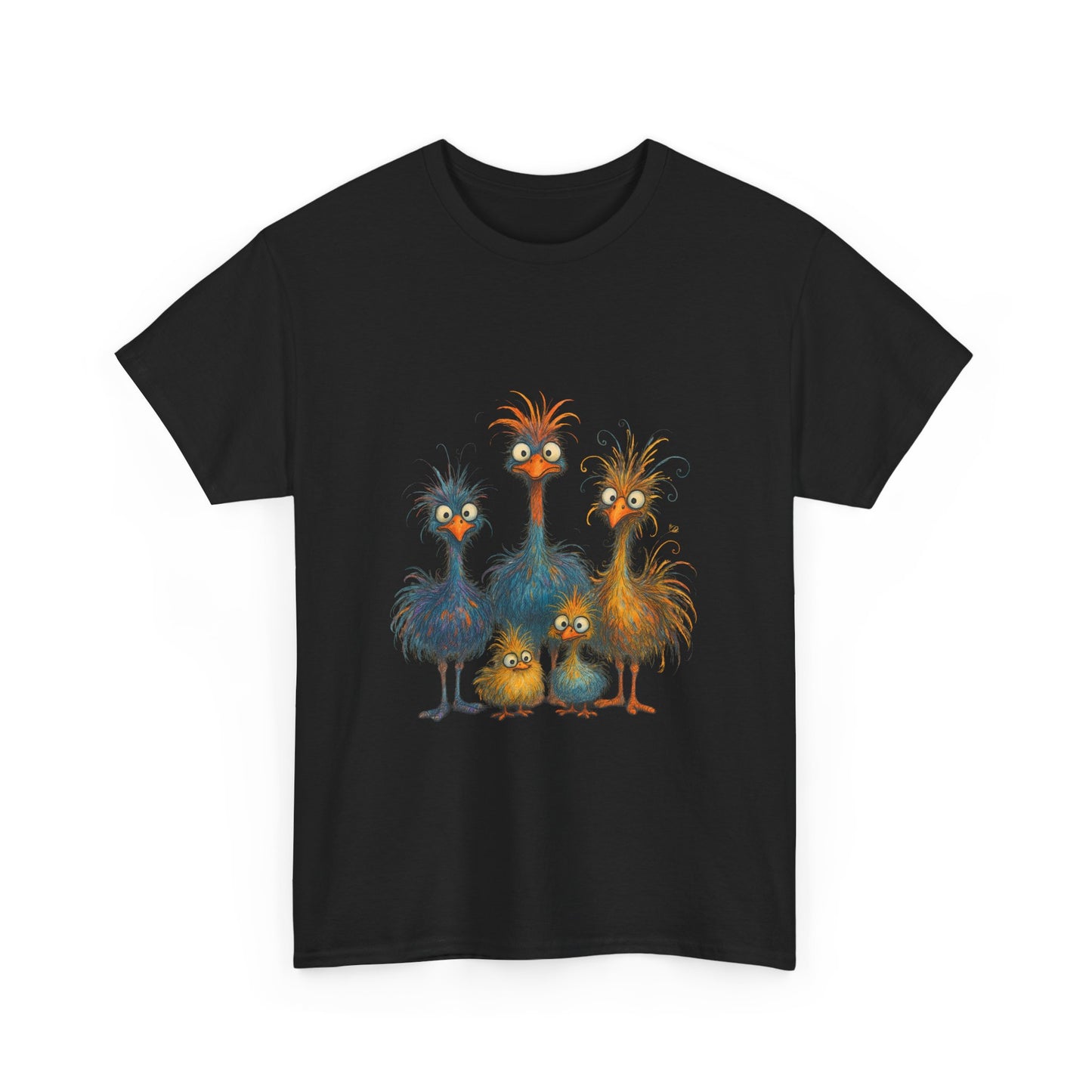40 Adult Whimsical Family of Birds