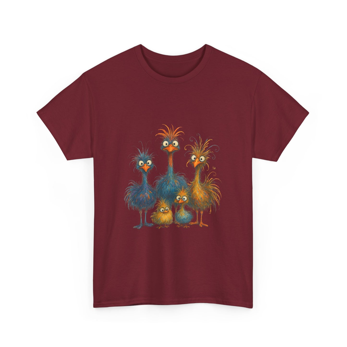 40 Adult Whimsical Family of Birds