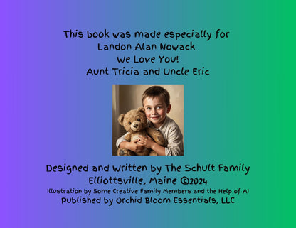 11 Personalized Hardcover Landon's...