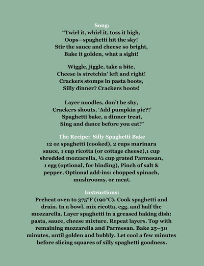 10 Chef Crackers’ Sing-Along Cookbook: Volume One