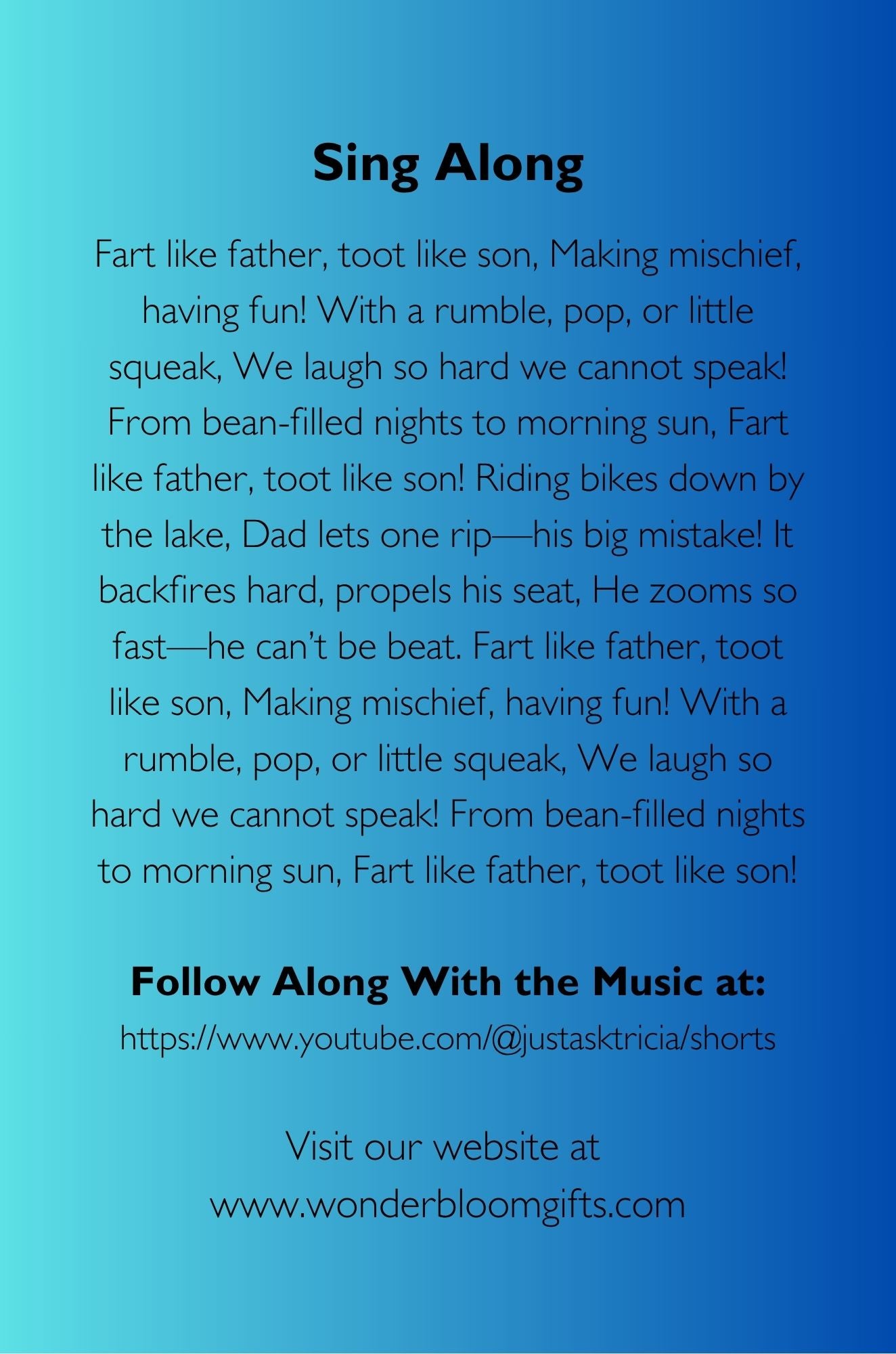 17.2 Fart Like Father, Toot Like Son!