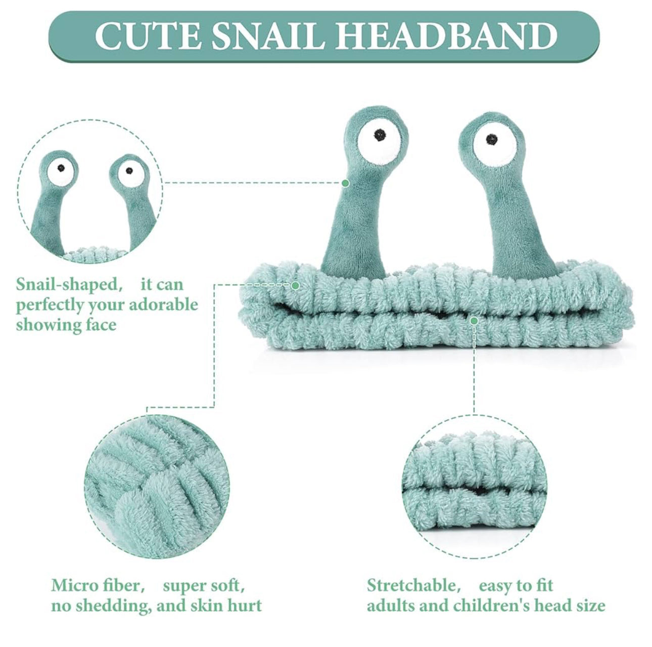 17.63 Soft Headband for Adults or Kids