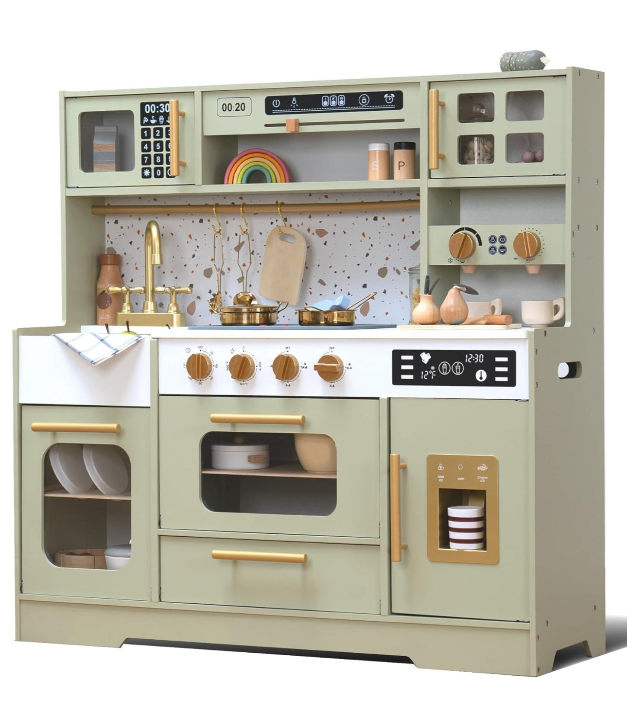 17.66 Wooden Play Kitchen Set